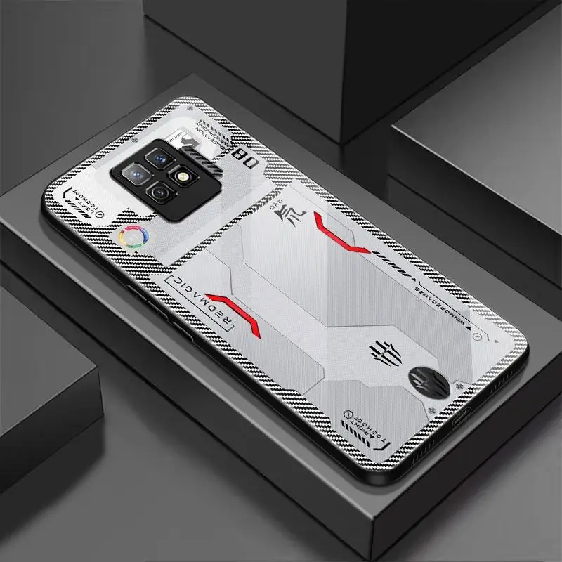 Custodia Per Nubia Red Magic 7 Pro Custodia Per Nubia Red Magic 7S Pro 9H Cover Posteriore In Vetro Per Nubia Red Magic 7 7S Nx679S Nx679J Shell