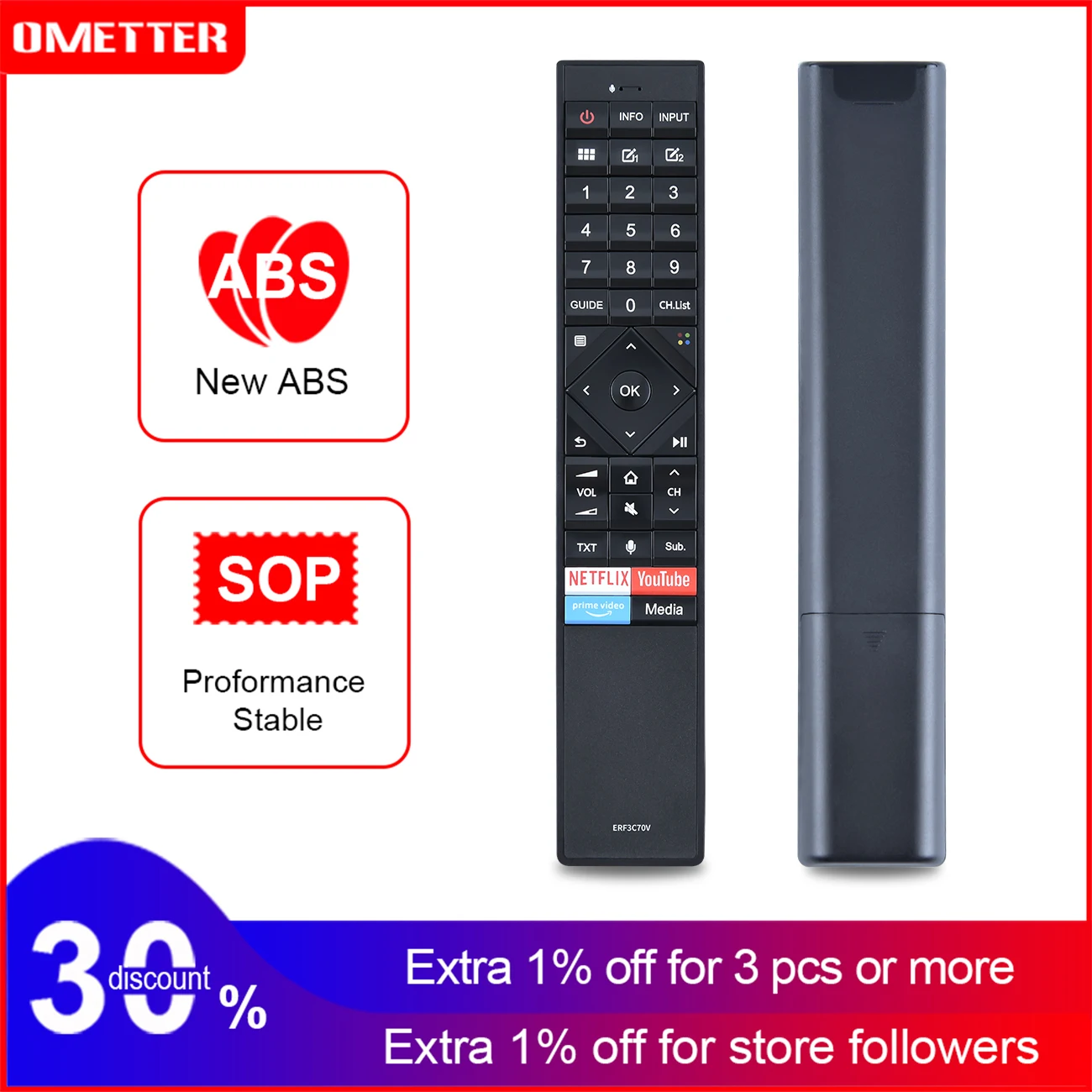 Per Vu Hisense Oled Smart 4K Tv Remote Control Remoto Senza Voce Di Muslimexayerf3F70H H55O8Buk H5508Buk