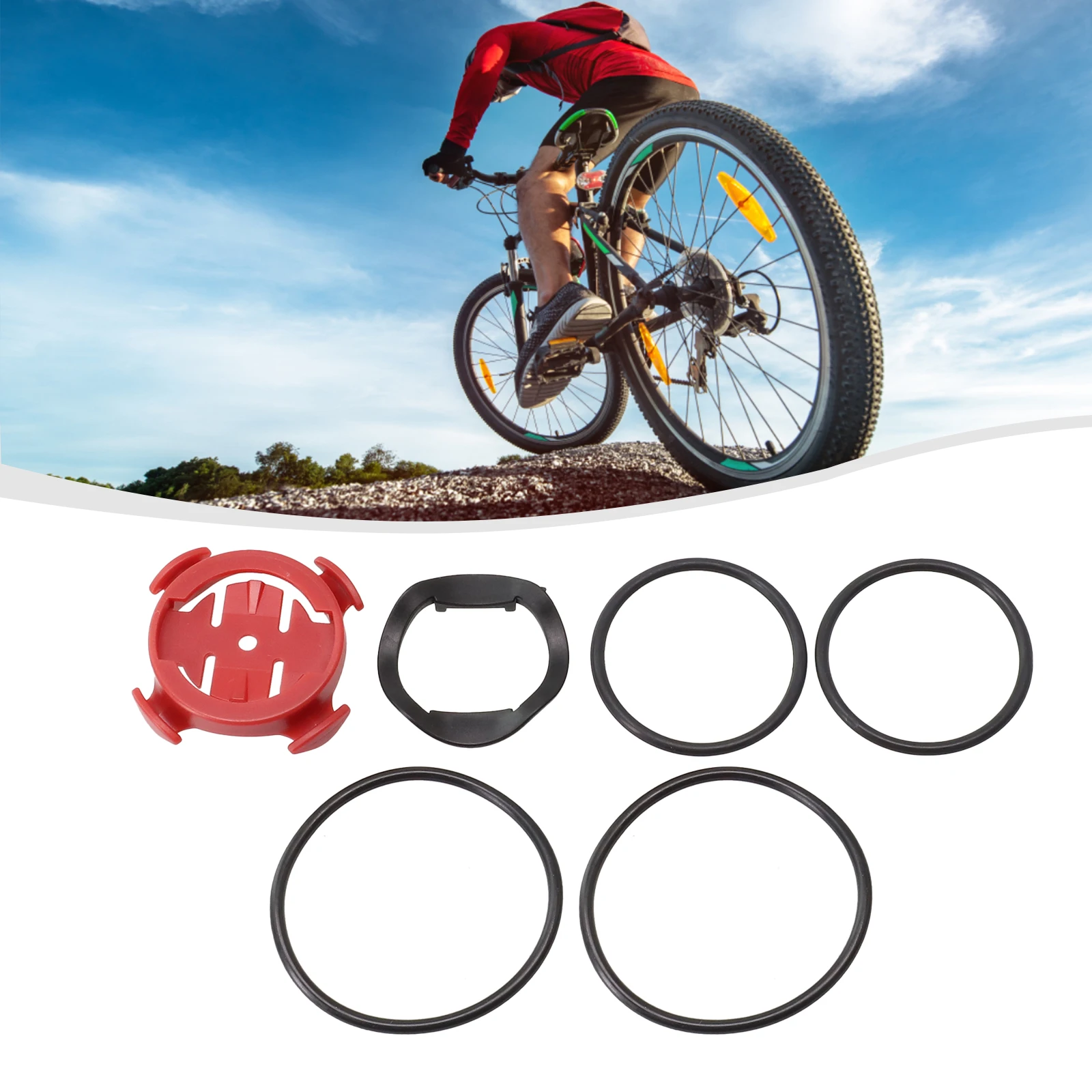 1Pc Bike Computer Base Staffa Plastica Bicicletta Elettronica Per-Garmin Edge 200/500/510/520 Bike Edge Quarto Di Giro Supporto Per Computer