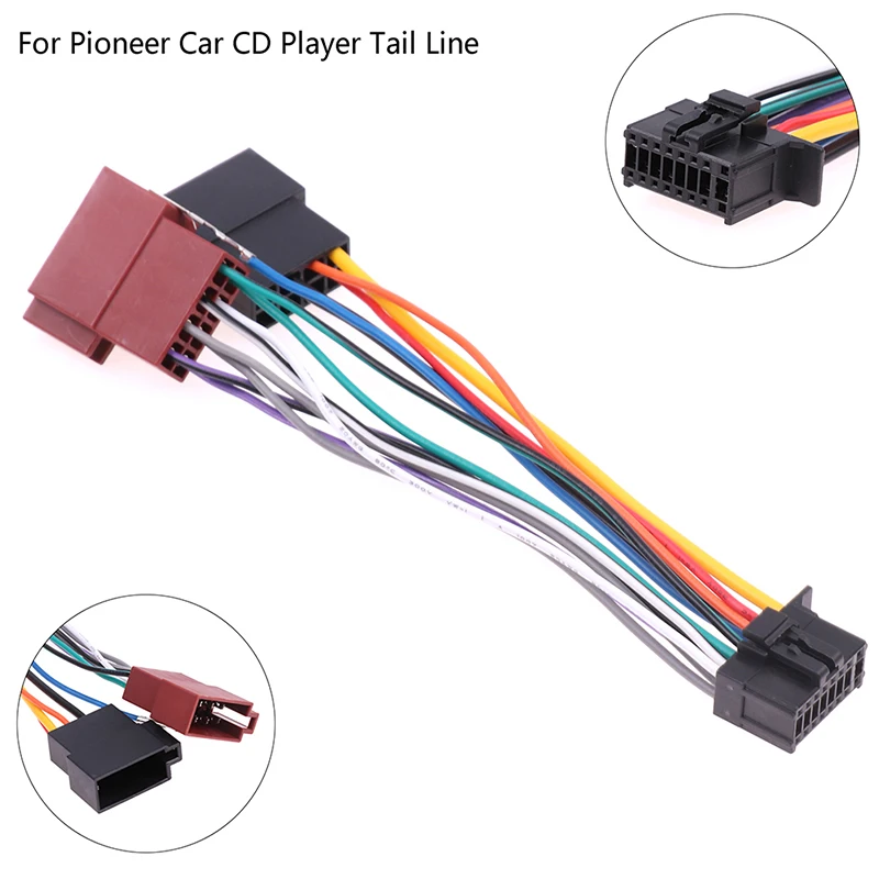 Car Cd Tail Line Lettore Radio Stereo Connettore Cablaggio Iso Cavo Audio Per Pioneer Car Cd Player Tail Line