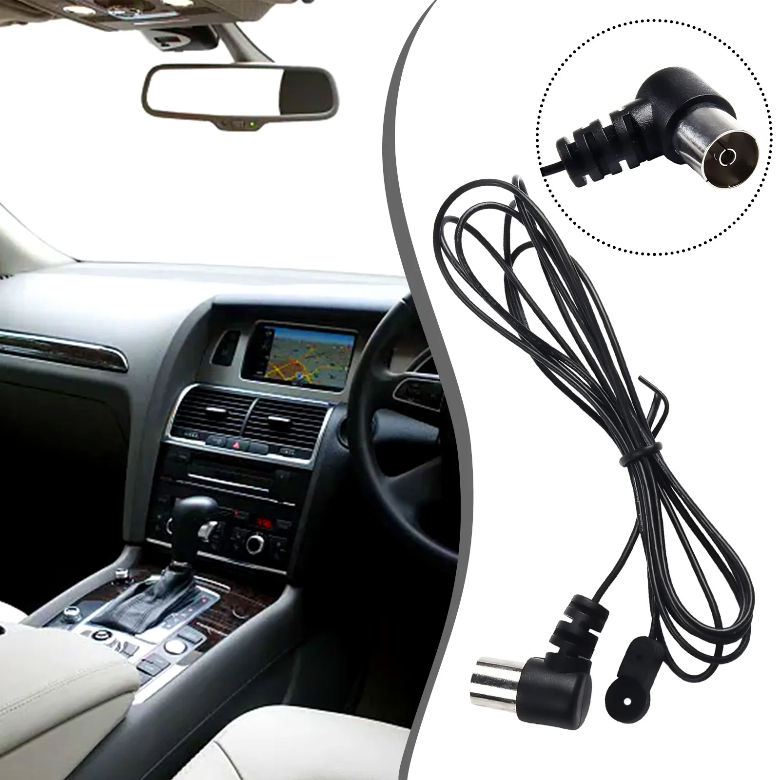 Antenna Radio Fm Adattatore F Connettore Maschio Unbal 75Ohm Stereo Per Interni Per Sony Sherwood Pioneer Oenon Onkyo
