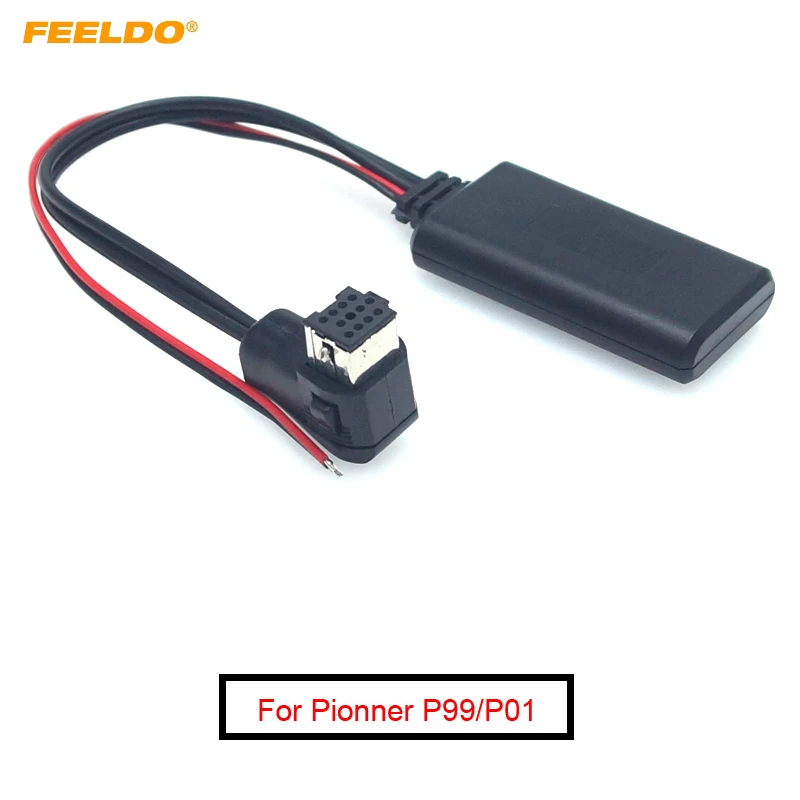 Feeldo Auto Aux Audio Bluetooth Adattatore Ricevitore Per Pioneer P99 P01 Stereo Auto Aux Radio Modulo Bluetooth Cavo