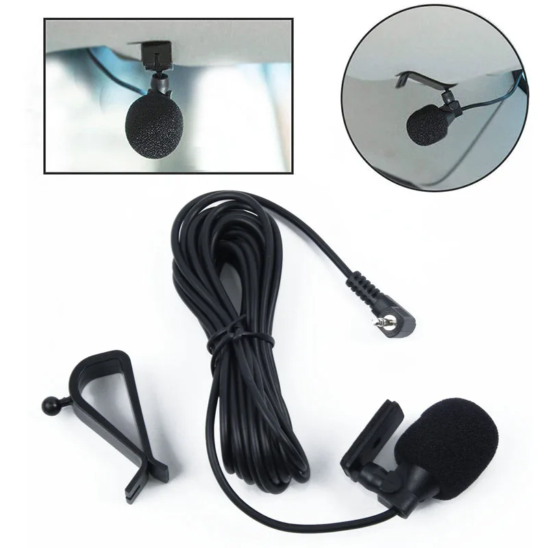 Per Pioneer Cd-Vm1 4.5V Microfono Esterno Bluetooth Per Ricevitore Autoradio Connettore Da 2.5Mm Spina Microfono Omnidirezionale