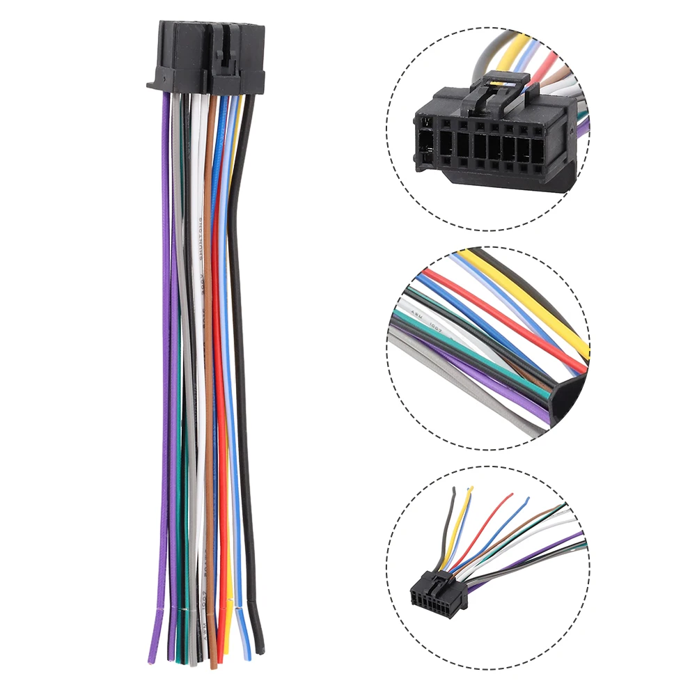Cablaggio Radio Pioneer Radio Harness Plug Conector Car Deh12 Deh23 Deh2300 Per Pioneer Harness Radio Stereo Nuovo Di Zecca
