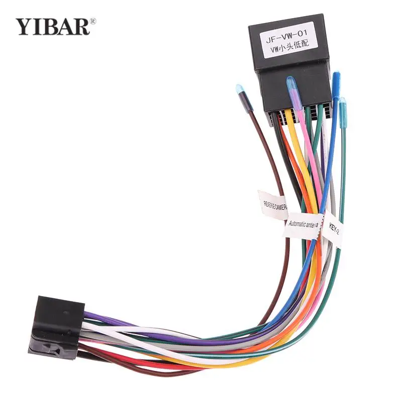 Spina Maschio Universale Abs Al Cablaggio Del Connettore Femmina Per Pioneer Aeg Audiovox Car Stereo Radio Adattatore Per Cavo Iso A 16 Pin