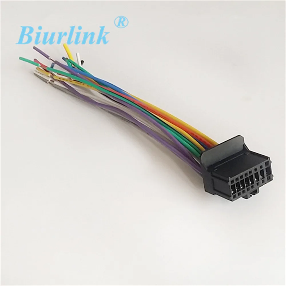 Biurlink 2Pcs Car Radio Cablaggio Iso Radio Wire Adapter Per Pioneer 1500 2200 Stereo