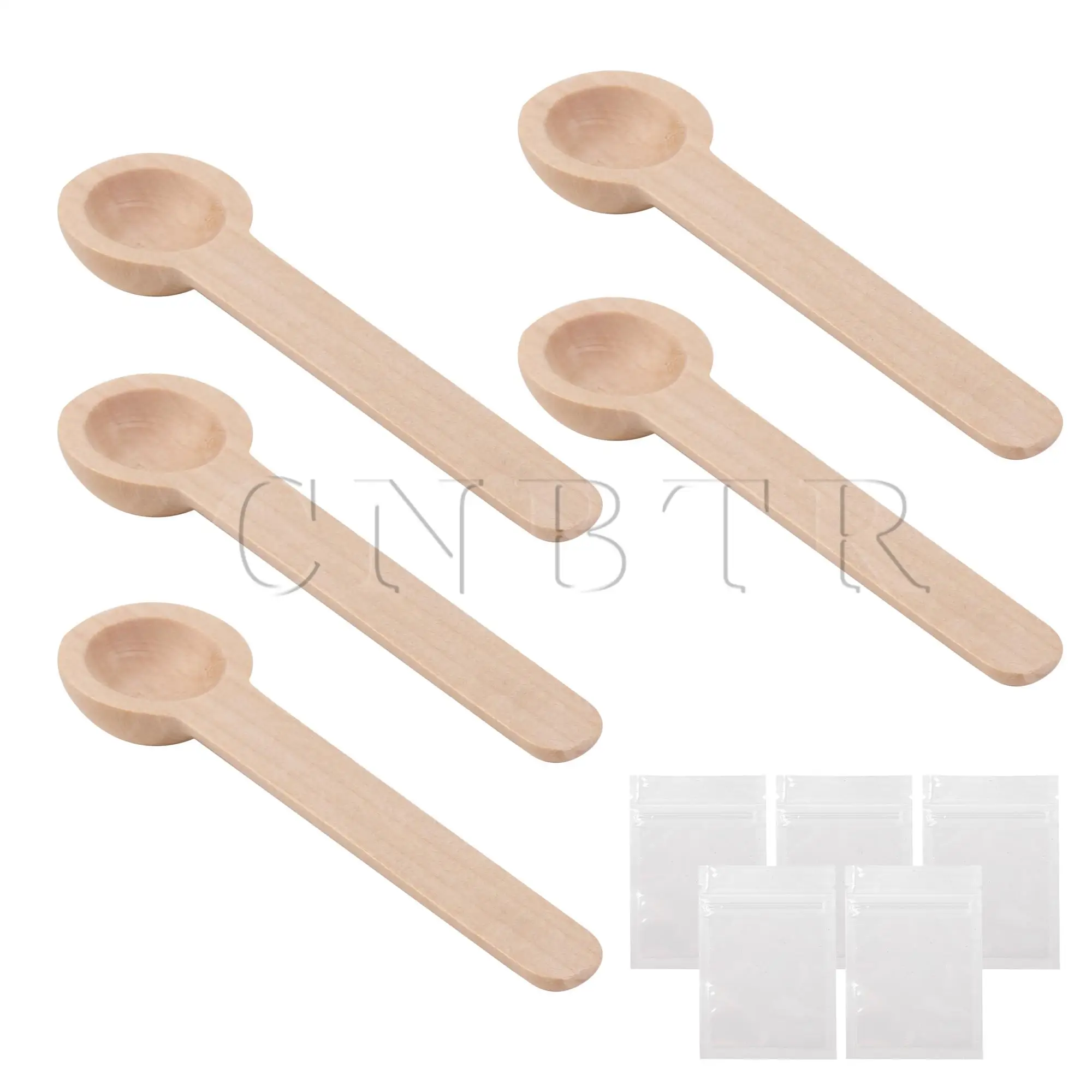 Cnbtr 5 Pezzi Piccolo Cucchiaio Di Caramelle Al Sale Per Utensili Da Cucina Da Cucina 2.76X0.75 Pollici