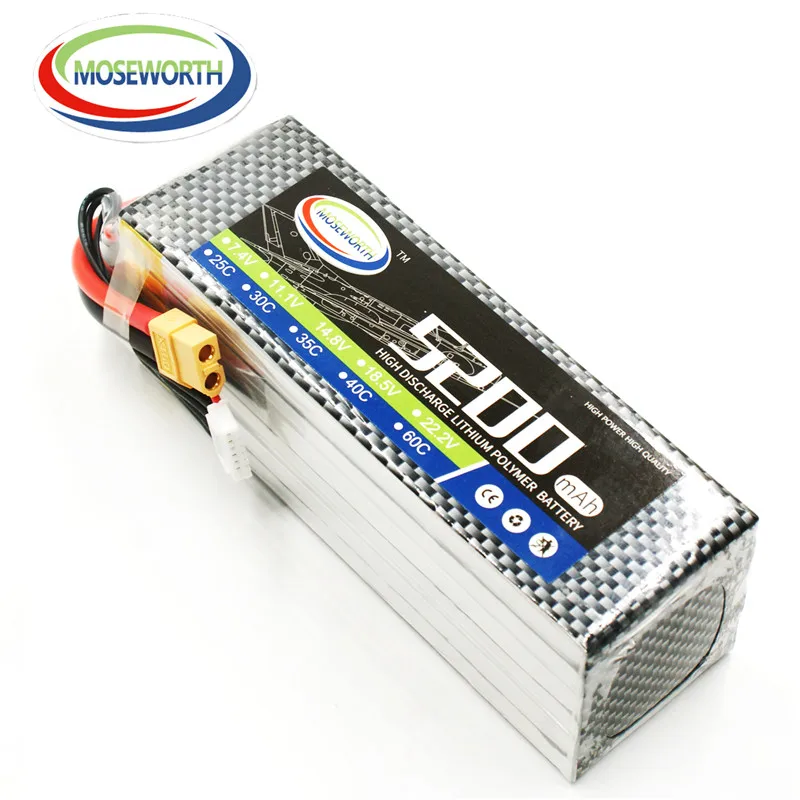 3S Lipo Batteria 5200 Mah 11.1 V 30C Con Spina Ec5 Hard Shell Rc Batteria Per Rc Car Boat Truck Elicottero Airplane Racing Models