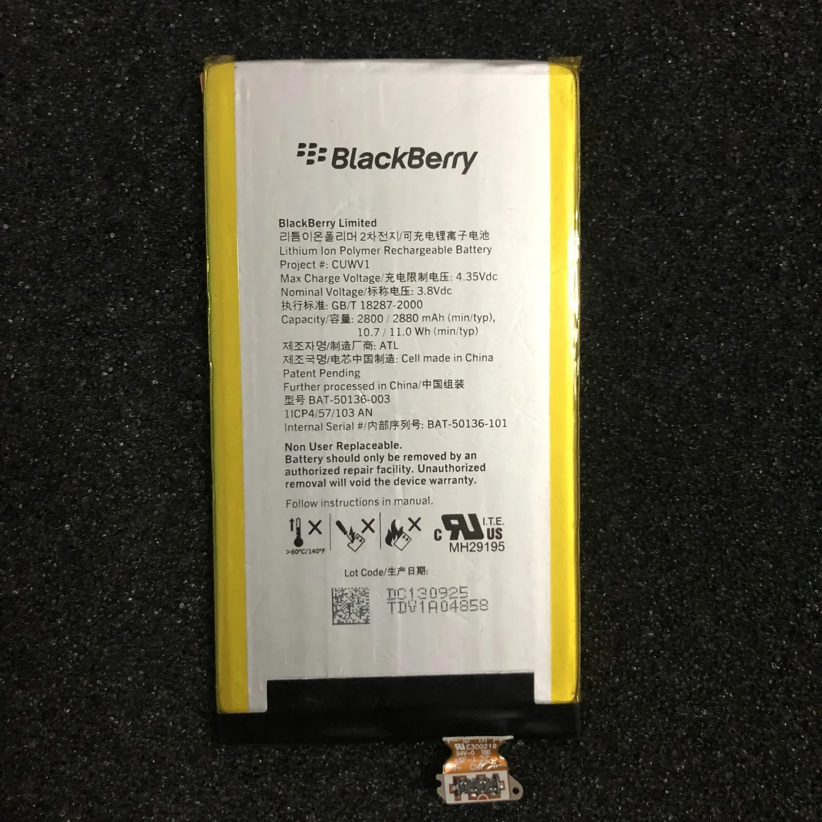 Per Blackberry Blackberry Z30 Batteria Bat-50136-003 Batteria Per Cellulare Batteria Z30