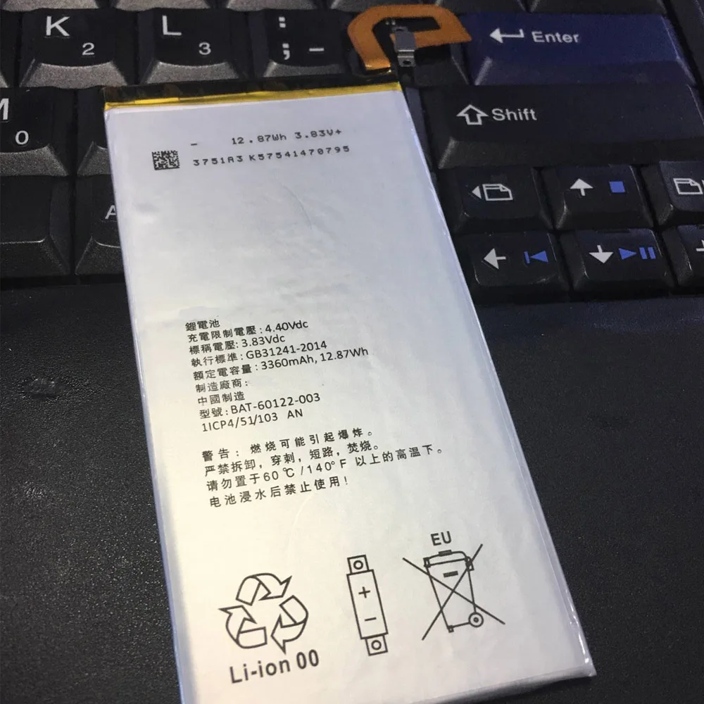 10Pcs Batteria Per Blackberry Priv Batteria Del Telefono Mobile 3360Mah Bat-60122-003 Per Blackberry