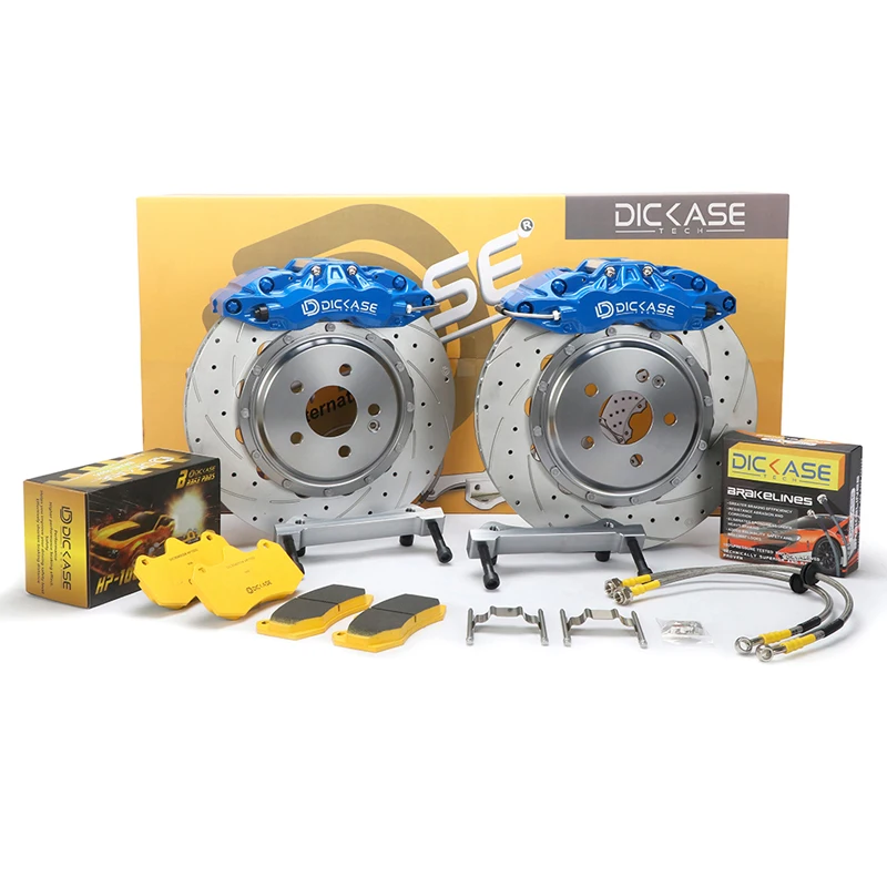 Dicase Big Brake Calipers 6 Pistoni Racing Auto Part Con Rotore A Disco In Lega Ad Alto Tenore Di Carbonio Per Audi A6 C6
