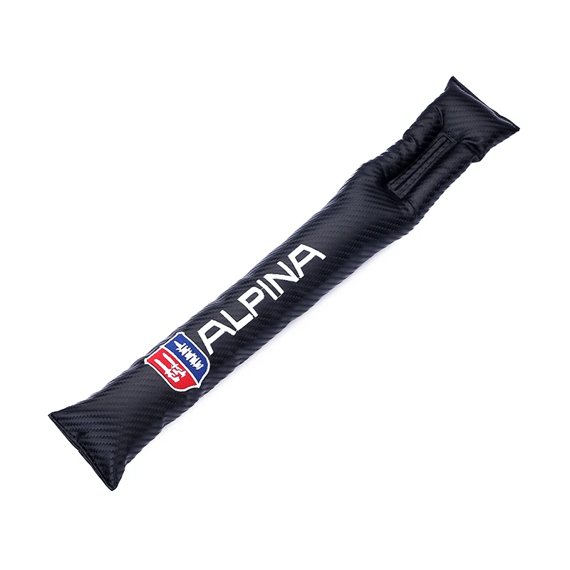Ricamo Per Alpina Emblem Seggiolino Auto Stile Fibra Di Carbonio Fessure Riempimento Morbido Per Bmw E30 E46 E90 E60 E39 E36 F30 Accessori