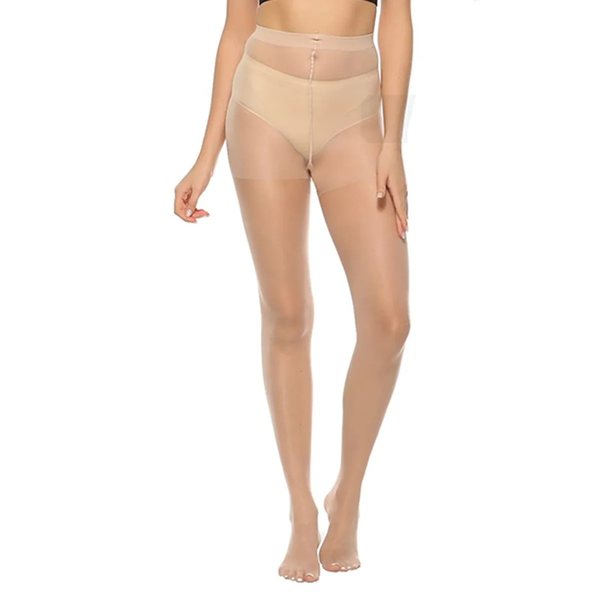 20D Collant Trasparenti Donna Collant Tinta Unita Sexy Vedere Attraverso Biancheria Intima Per Donna Calze Collants Femme
