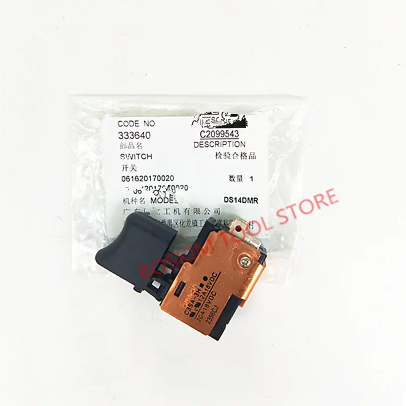 Genuino Dc-Speed Interruttore Di Controllo Per 18V 333640 Hitachi Hikoki Ds14Dsdl Ds14Dmr Ds14Dl Ds18Dsdl Ds18Dmr Ds18Dl