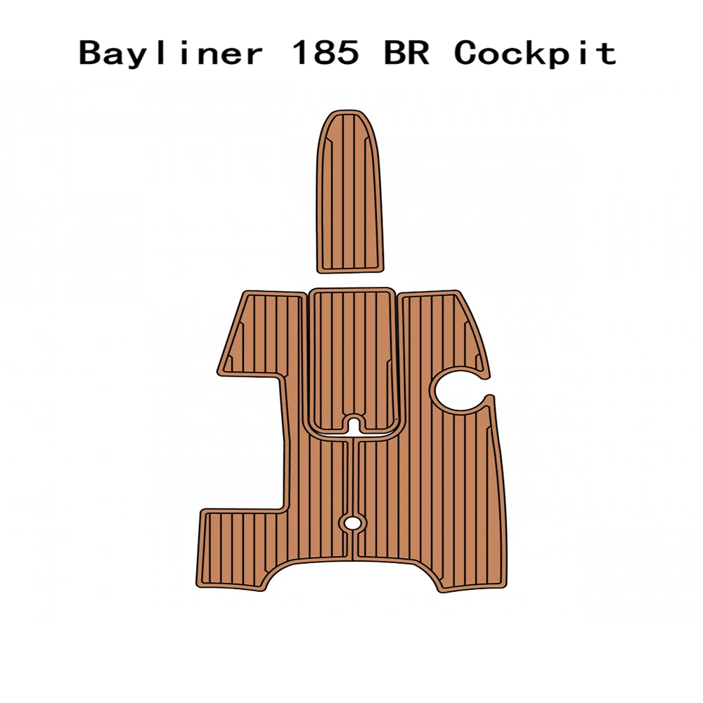 2006 Bayliner 185 Br Cockpit Floor Boat Eva Foam Faux Teak Deck Flooring Pad Mat