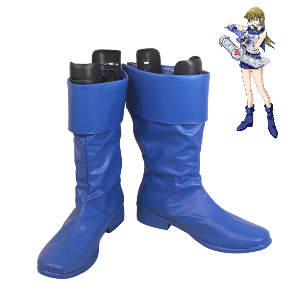 Alexis Plo Scarpe Cosplay Yu-Gi-Oh! Stivali Donna Gx