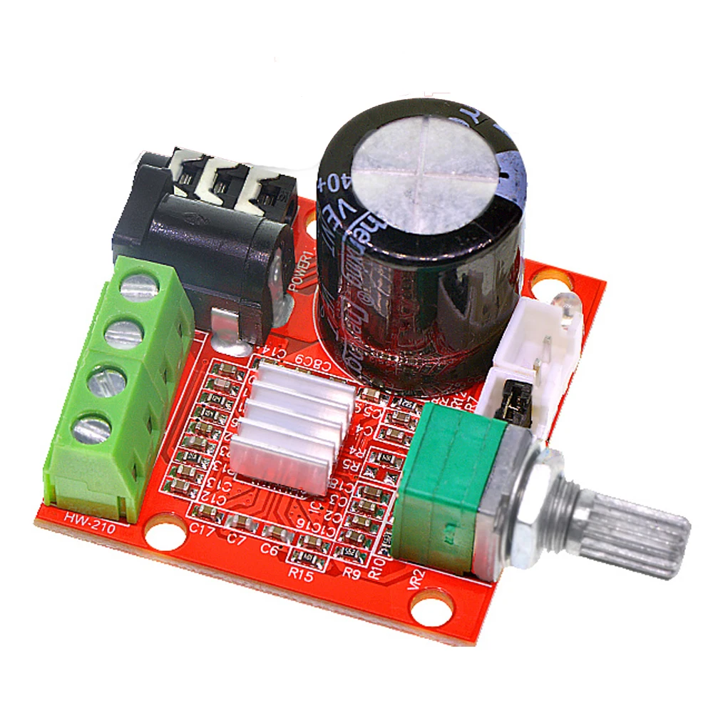 10Pcs Arcade Machine 12V 10W * 2 Classe D Power Hifi Mini Amplificatore Digitale Audio Board Cabinet Amusement Gioco A Gettoni Fai Da Te