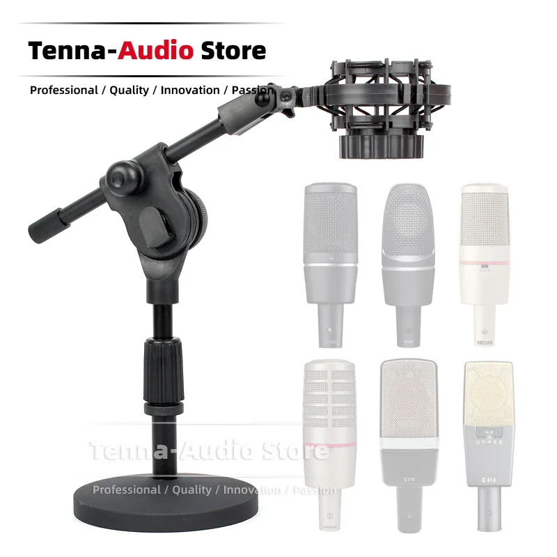 Supporto Per Microfono Da Tavolo Spider Shock Mount Per Akg C214B C314B C414B C 214 314 414 B Uls Xl Ii Mike Clip Supporto Per Microfono Antiurto