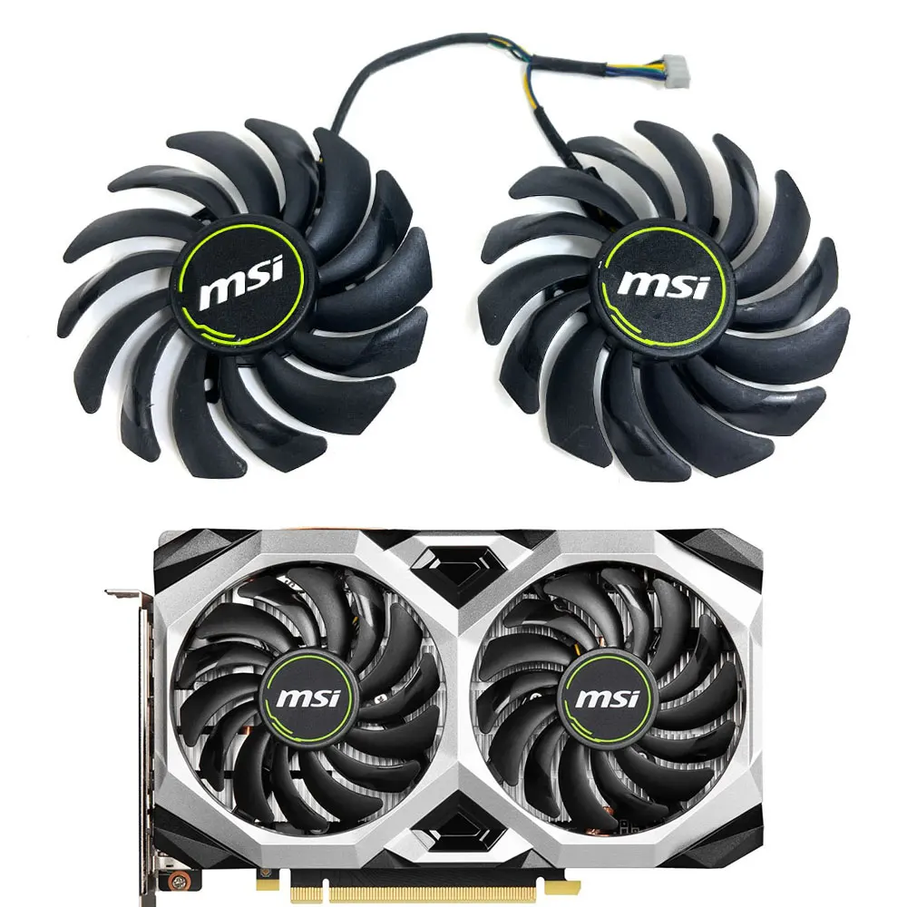 Nuova Ventola 87Mm Muslimex Gtx 1660 Super Ventus Xs Oc Gpu, Per Msi Gtx 1660, 1660 Super, 1660 Ti Ventus Xs Ventola Di Raffreddamento Della Scheda Vi
