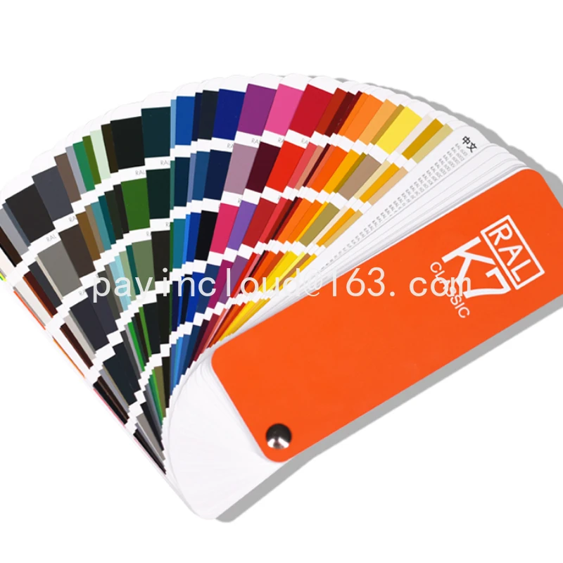 Carta A Colori Ral Originale Nuova Di Zecca Tabella Dei Colori Ral K7 Standard Internazionale Per Vernice 213 Colori Con Confezione Regalo