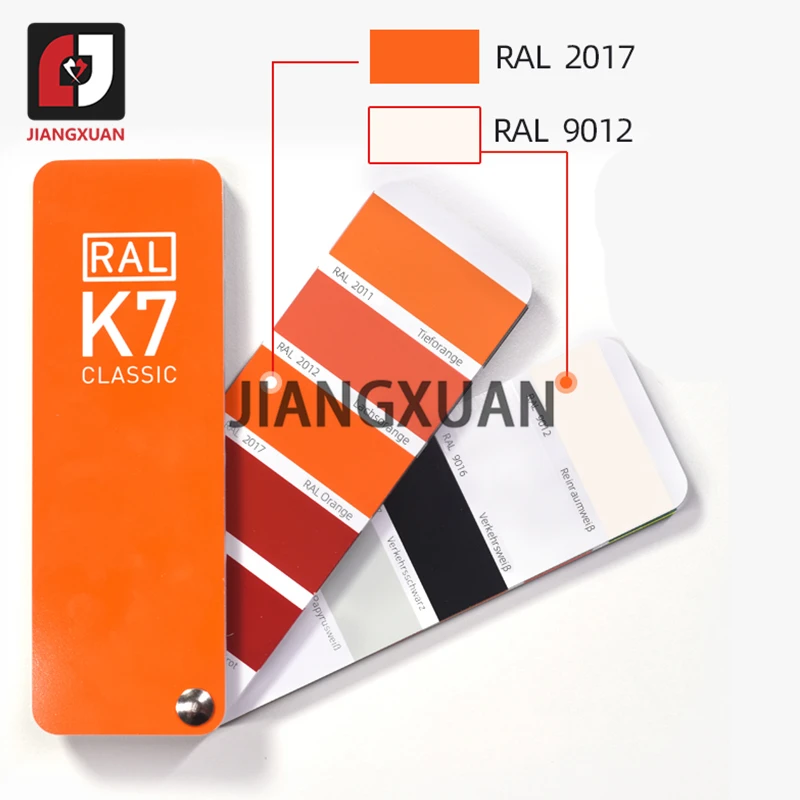 2021 Più Recente Versione 215 Colori Originale Germania Ral Color Card Standard Internazionale Ral K7 Tabella Dei Colori Per Vernice