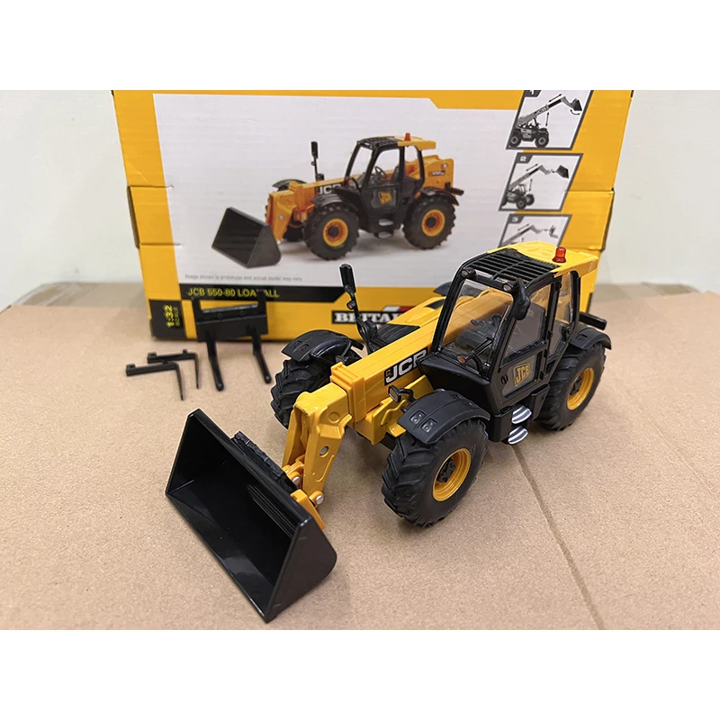 Britains Pressofuso Lega 1:32 Scala Jcb 550-80 Loadall Braccio Telescopico Carrello Elevatore Multifunzionale Modello Di Auto Giocattoli Per Adulti Cl