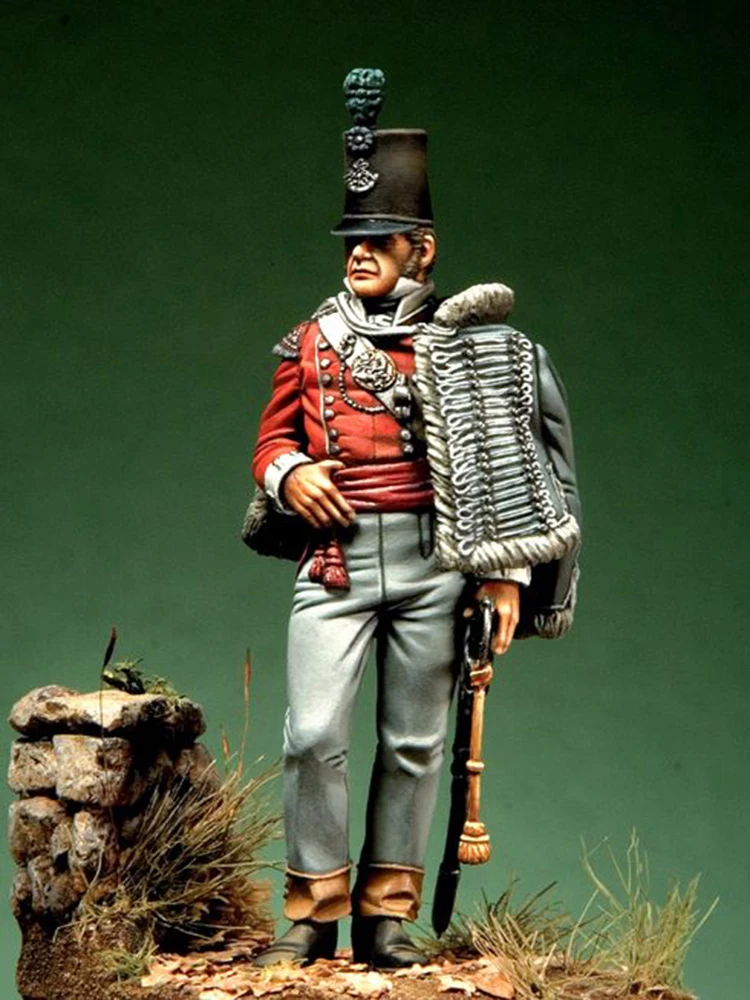 Assemblaggio Scala Non Verniciata 1/32 54Mm Gran Bretagna Luce Fanteria Ufficio 54Mm Figura Modello In Resina Storica