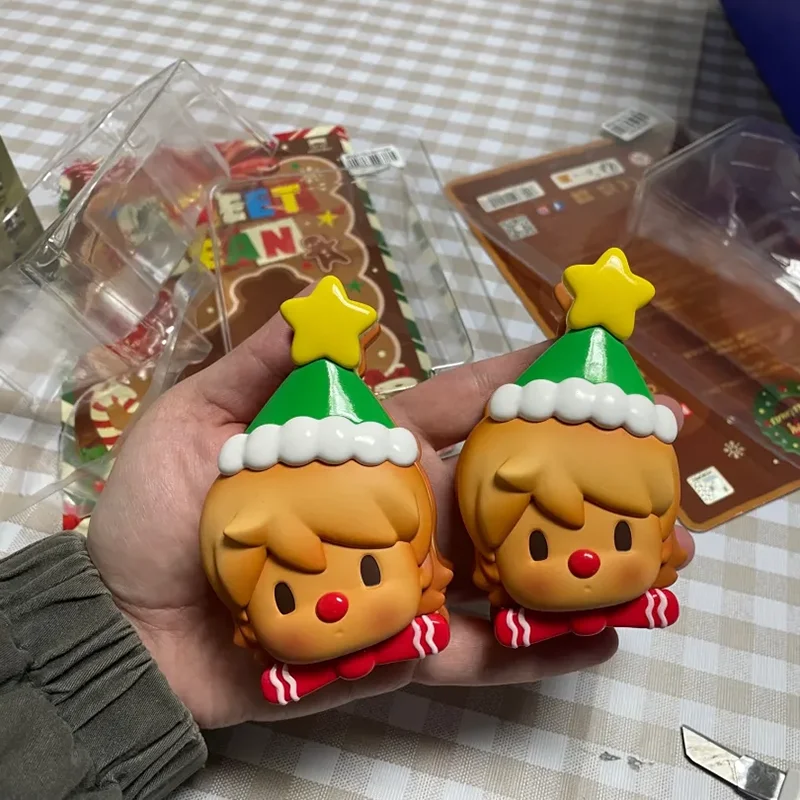 Original Christmas Cookie Series Sweet Bean Action Figure Toys Edizione Limitata Kawaii Sweet Bean Doll Toy For Girls