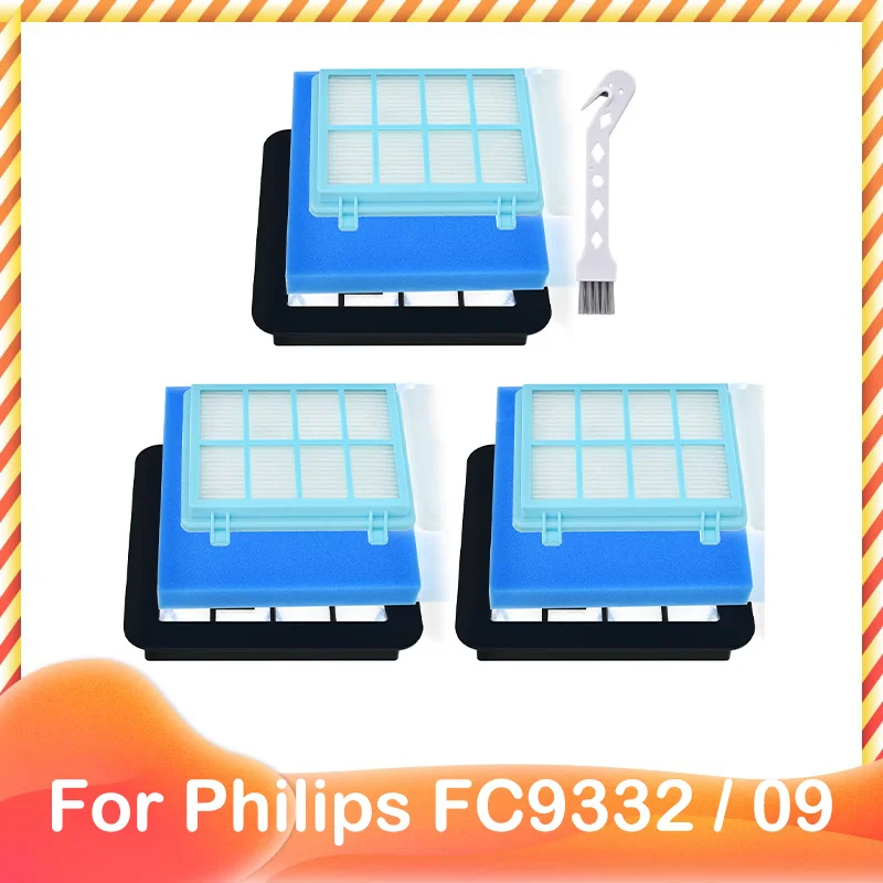 Spugna Filtro Hepa Di Ricambio Per Philips Domestic Fc9332 / 09 Fc9330 / 09 Fc9353 / 01 Fc9331 / 07 Fc9515 Powerpro Compact Hoover