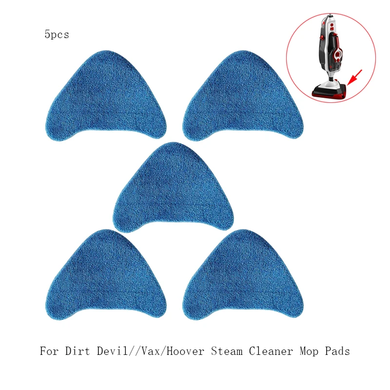 5Pcs Steam Cleaner Mop Pad Sostituzione Per Dirt Devil//Vax S86-Sf-Cc/Hoover Wh01100/Wh20200 Lavabile Sostituire I Panni Copertura Mopping Pad