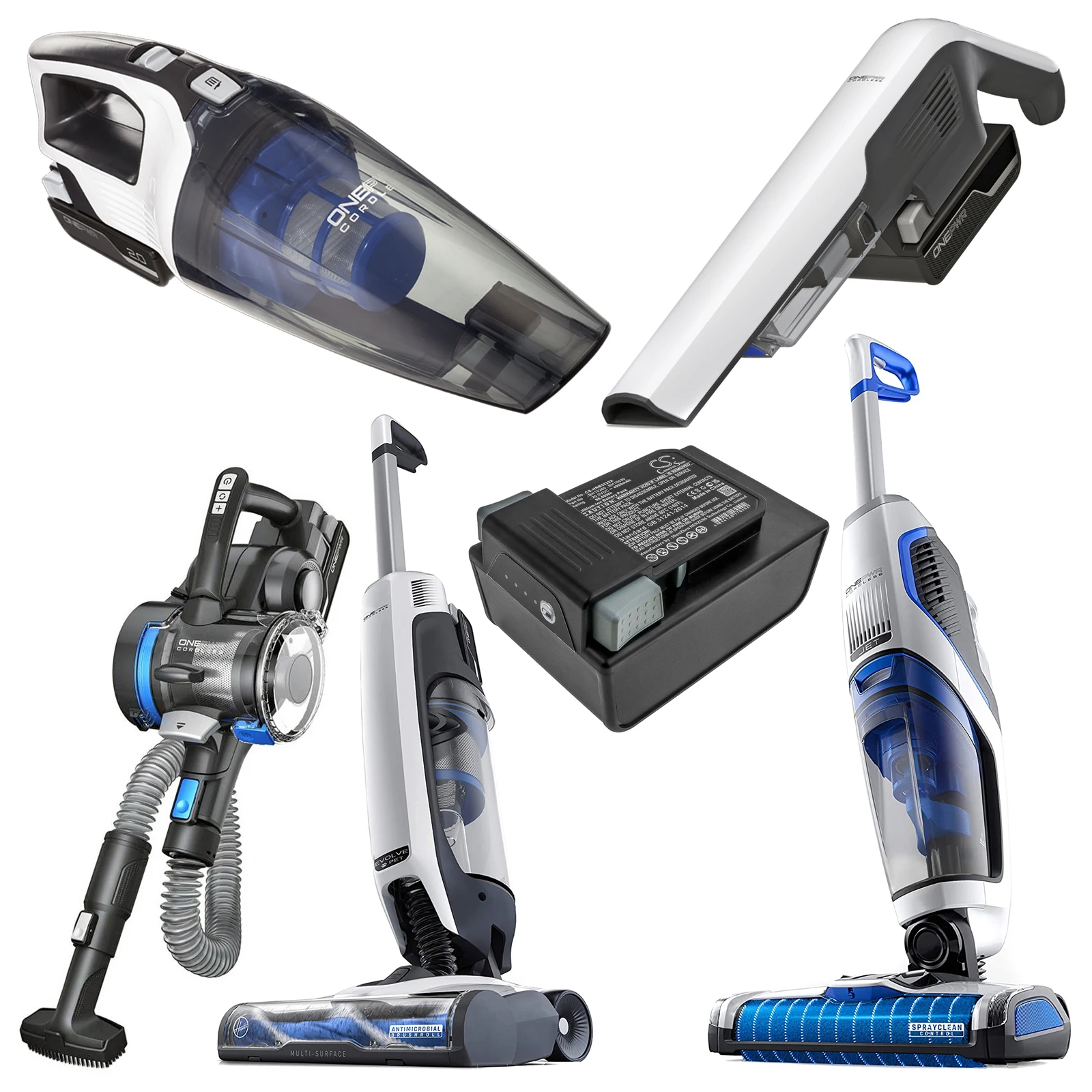 Batteria Cs 4900Mah Per Hoover Muslimexmuslimatexmuslimationepwr Cordless Hard Surface Sweeper Dust Chaser
