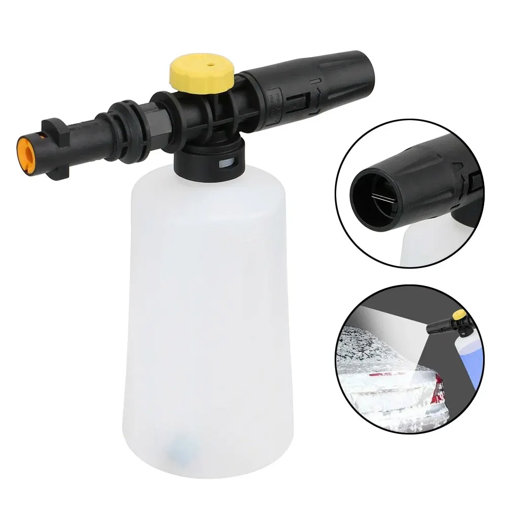 750Ml Snow Foam Lance Car Soap Foam Generator Rondelle Ad Alta Pressione Per Karcher K2 K3 K4 K5 K6 K7 Ugello Spruzzatore Regolabile