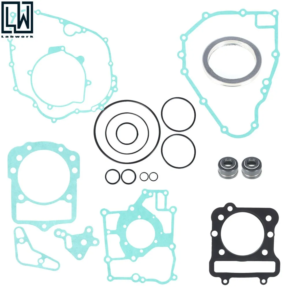 Set Guarnizioni Per Kawasaki Klf 300 Bayou 2 X4 1988-04 Kef 300 Lakota 1995-2003 Atv