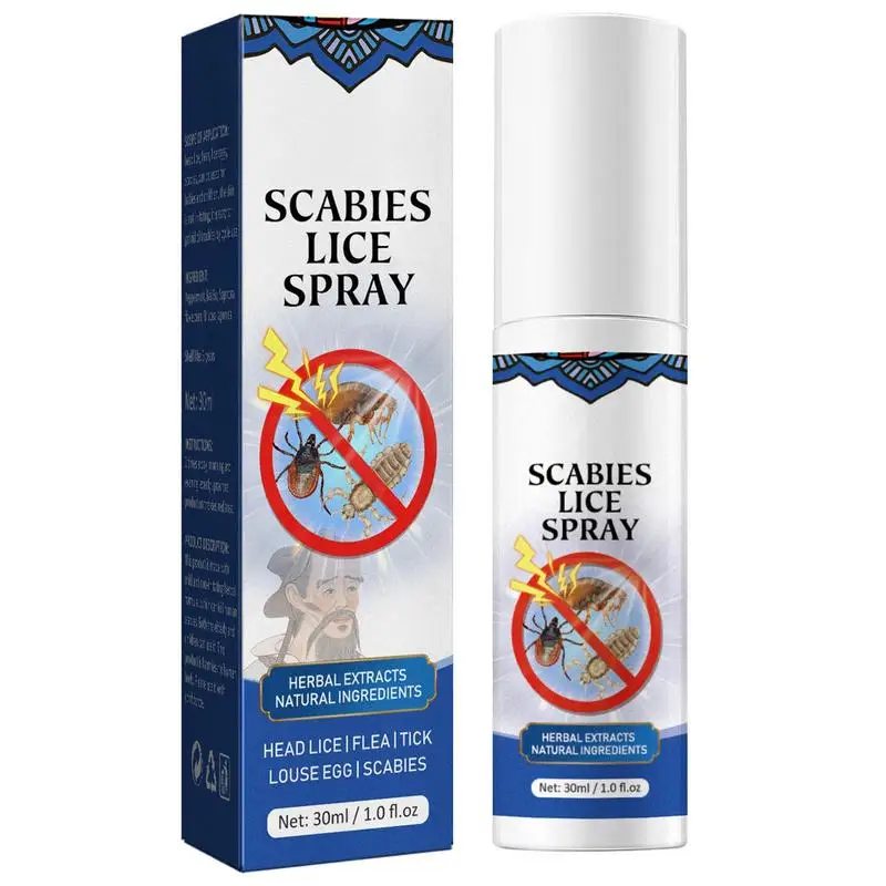 Spray Per La Rimozione Dei Pidocchi Da 30Ml Per Bambini Spray Per I Pidocchi Spray Per Spaventare I Pidocchi Spray Per La Prevenzione Quotidiana Dei P