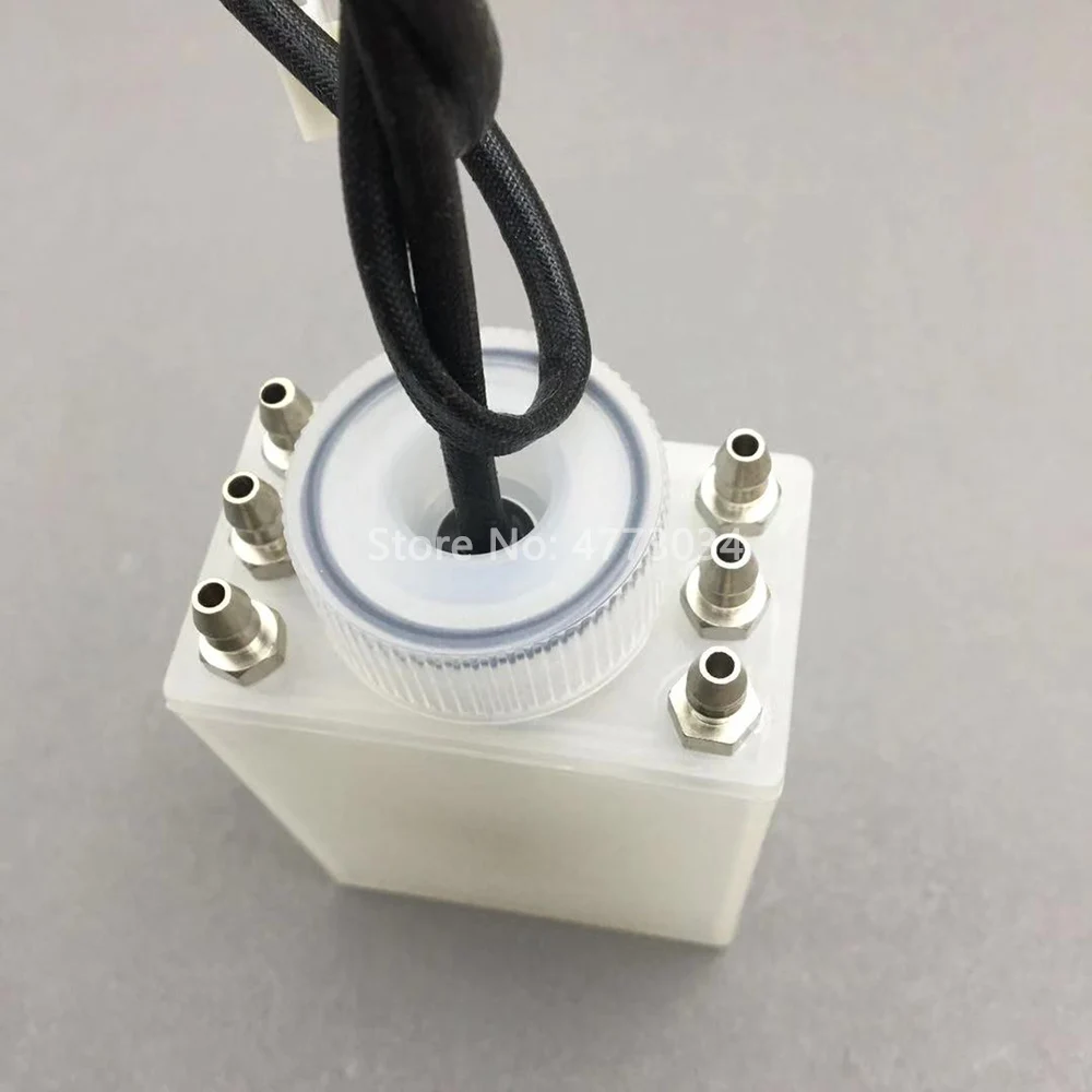 4 Pezzi 6 Fori Inchiostro Sub Serbatoio 6 Vie Per Seiko Spt510 Konica 512 1024 512I Testa Infiniti Challenger Phaeton Crystaljet Allwin Stampante