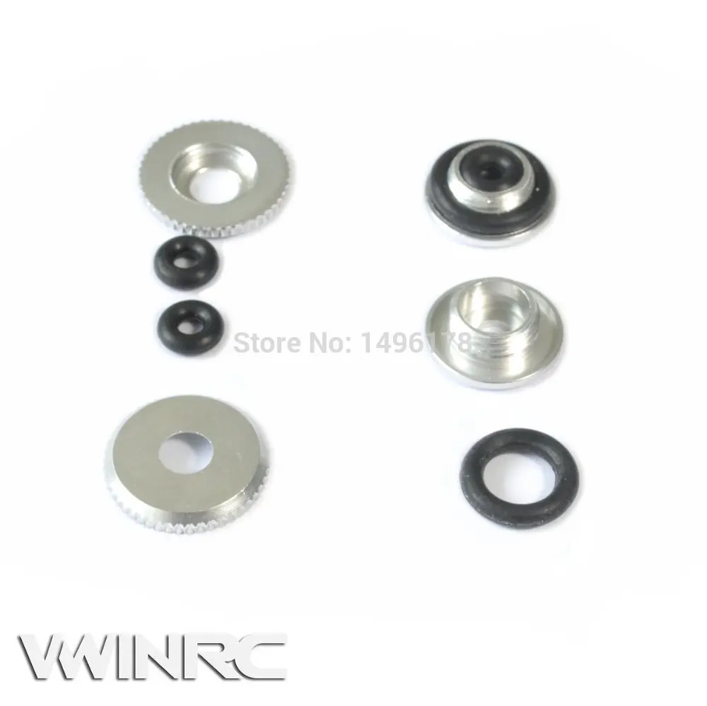 4Pcs Rc Aggiornamento Parts Vwinrc Metallo Canopy Nut Per Align Trex 450 Pro Sport Dfc Rc Elicottero