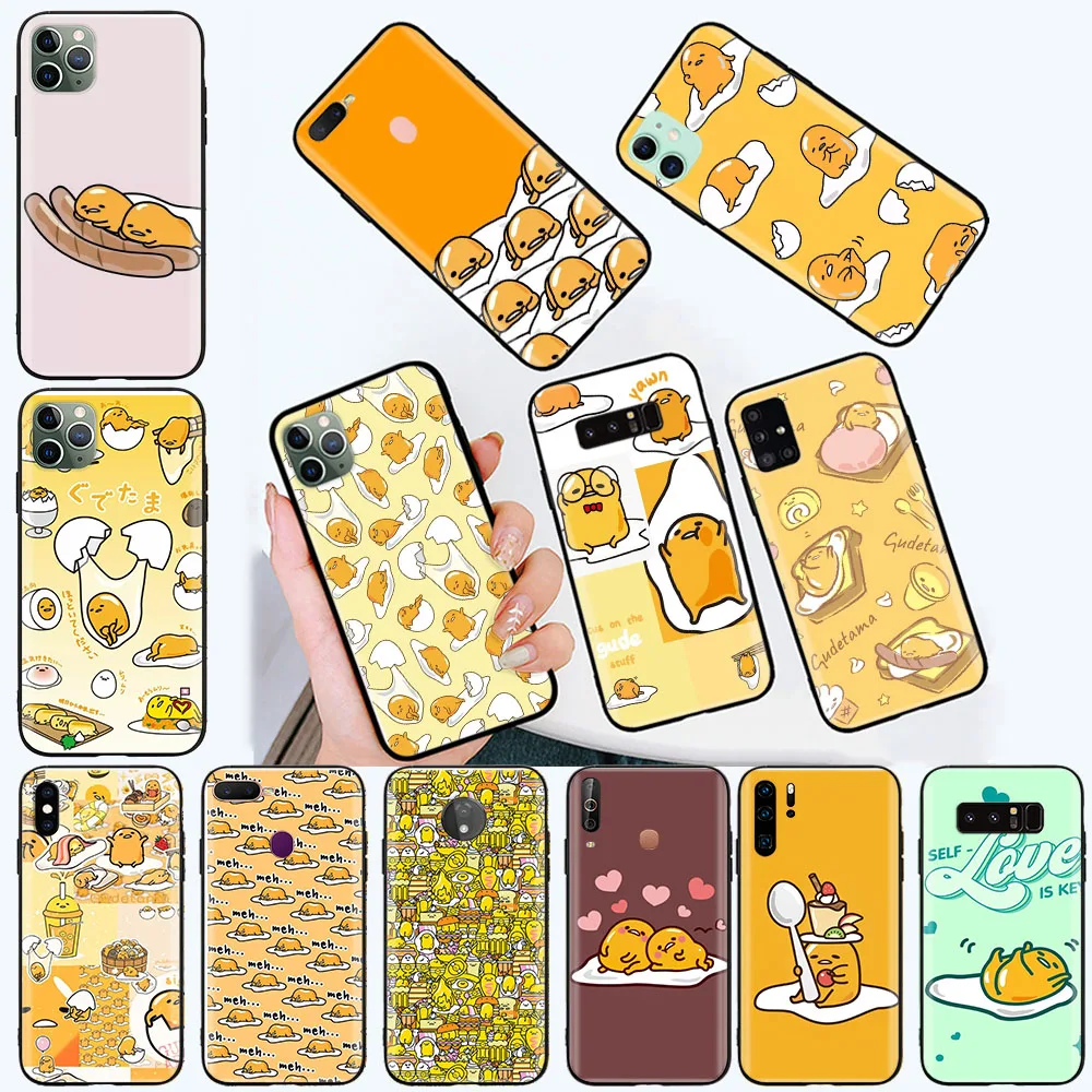 B-8 Gudetama Custodia Morbida Per Motorola Moto E7 E7I Edge 20 30 S G9 G Power Fusion Pro Plus Play 2022
