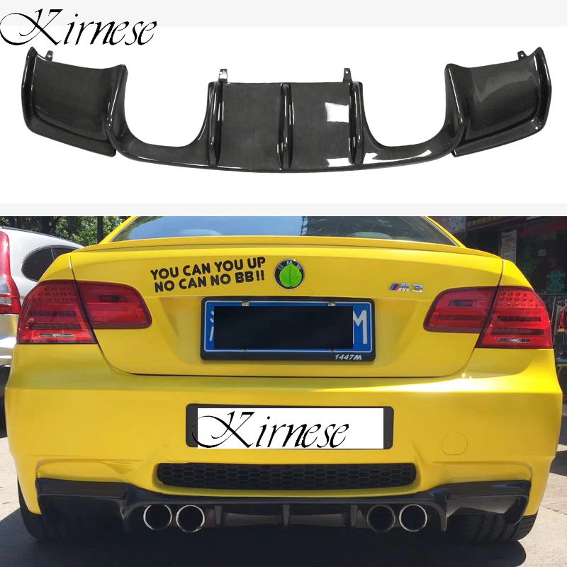E92 M3 Vorsteiner Style Auto Car Kit Carrozzeria Posteriore In Fibra Di Carbonio Paraurti Diffusore Labbro Per Bmw E92 M3 Paraurti 2006-2013