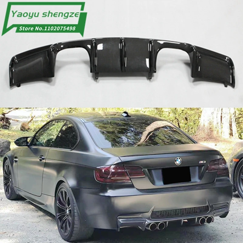 E92 M3 Vorsteiner Stile Auto In Fibra Di Carbonio Posteriore Corpo Kit Paraurti Diffusore Labbro Per Bmw E92 M3 Paraurti 2006-2013