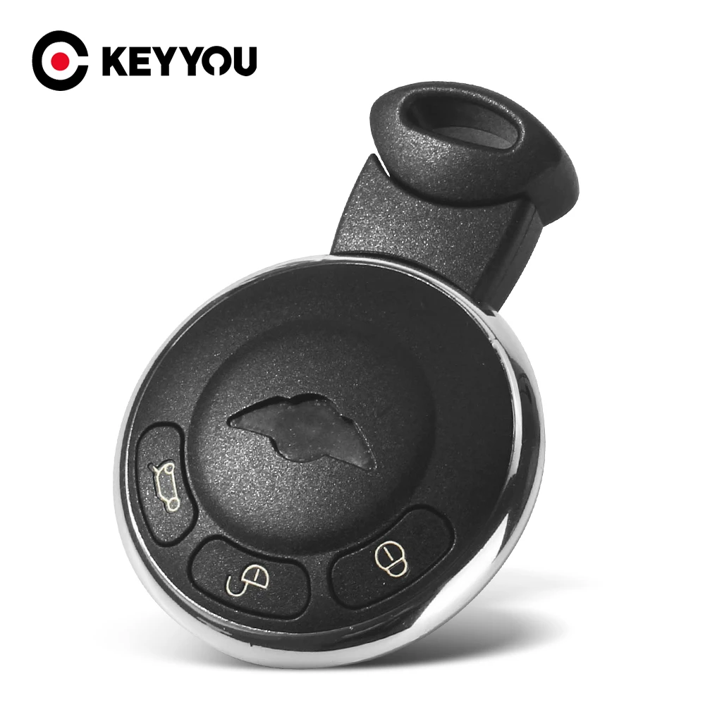 Keyyou Per Bmw Mini Cooper R56 3 Pulsanti Smart Key Case Fob Shell Sostituzione Keyless Entry Car Remote Key Cover
