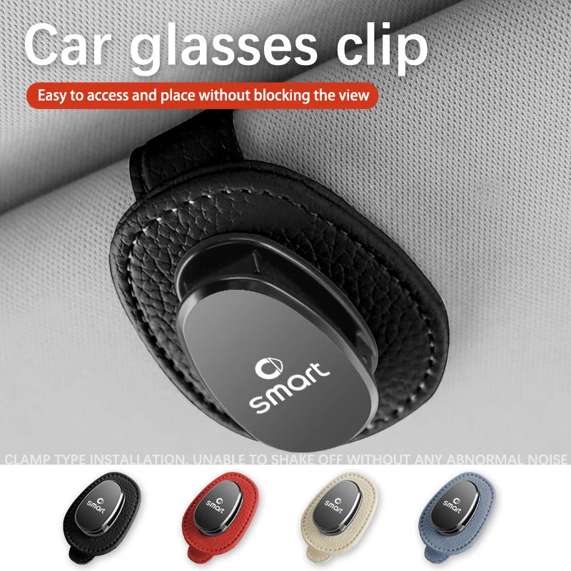 Per Smart Car Eyeglass Holder Clip Di Stoccaggio Per Occhiali Organizzare Accessori 451 450 Crossblade City Cabrio City-Coupe Roadster