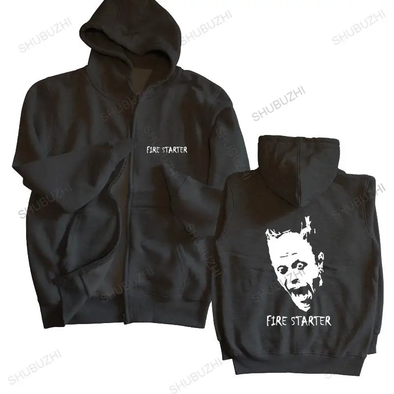 Felpa Con Cappuccio Da Uomo Con Cerniera Nera Fire Starter Prodigy Dance Music Festival Con Cappuccio Spedizione Gratuita Drop Shipping Felpa Autunnal