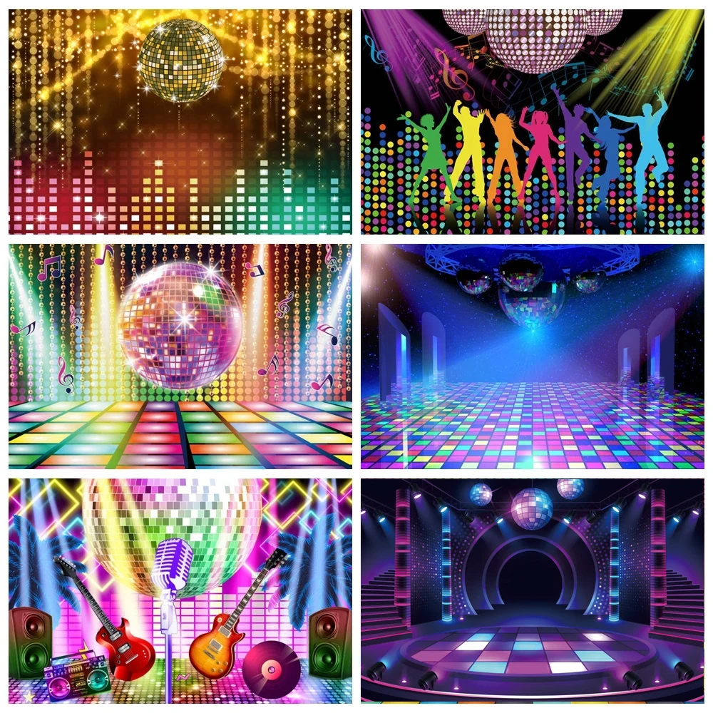 Shiny Gold String Dots Disco Birthday Carnival Party Ball Stage Portrait Photography Background Photo Background Photo Studio