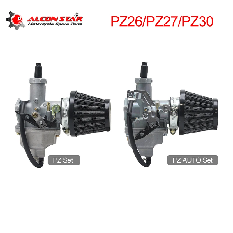 Alconstar-Moto Carburatore Carb Hand Cable Cuneo/Automatico Pz26 Pz27 Pz30 Per Honda 125Cc-250Cc Dirt Pit Bike Atv Quad