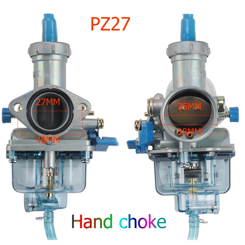 Carburatore Moto Pz27 Carburatore Per Honda Cg125 150Cc 175Cc 200Cc 250Cc Moto Dirt Bike Atv Quad Go Kart Accessori
