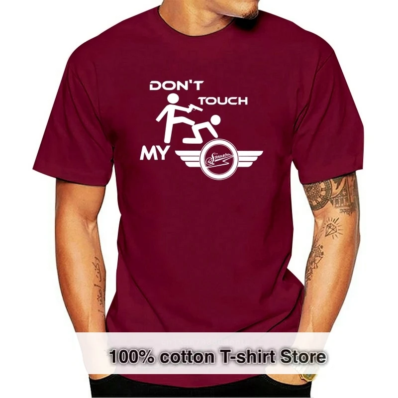 2020 Vendita Calda 100% Cotone Dontouch My Simson T-Shirt Ddr Motorrad Tuning Simi S51 50 Fan Ostkult Maglietta Stile Estivo