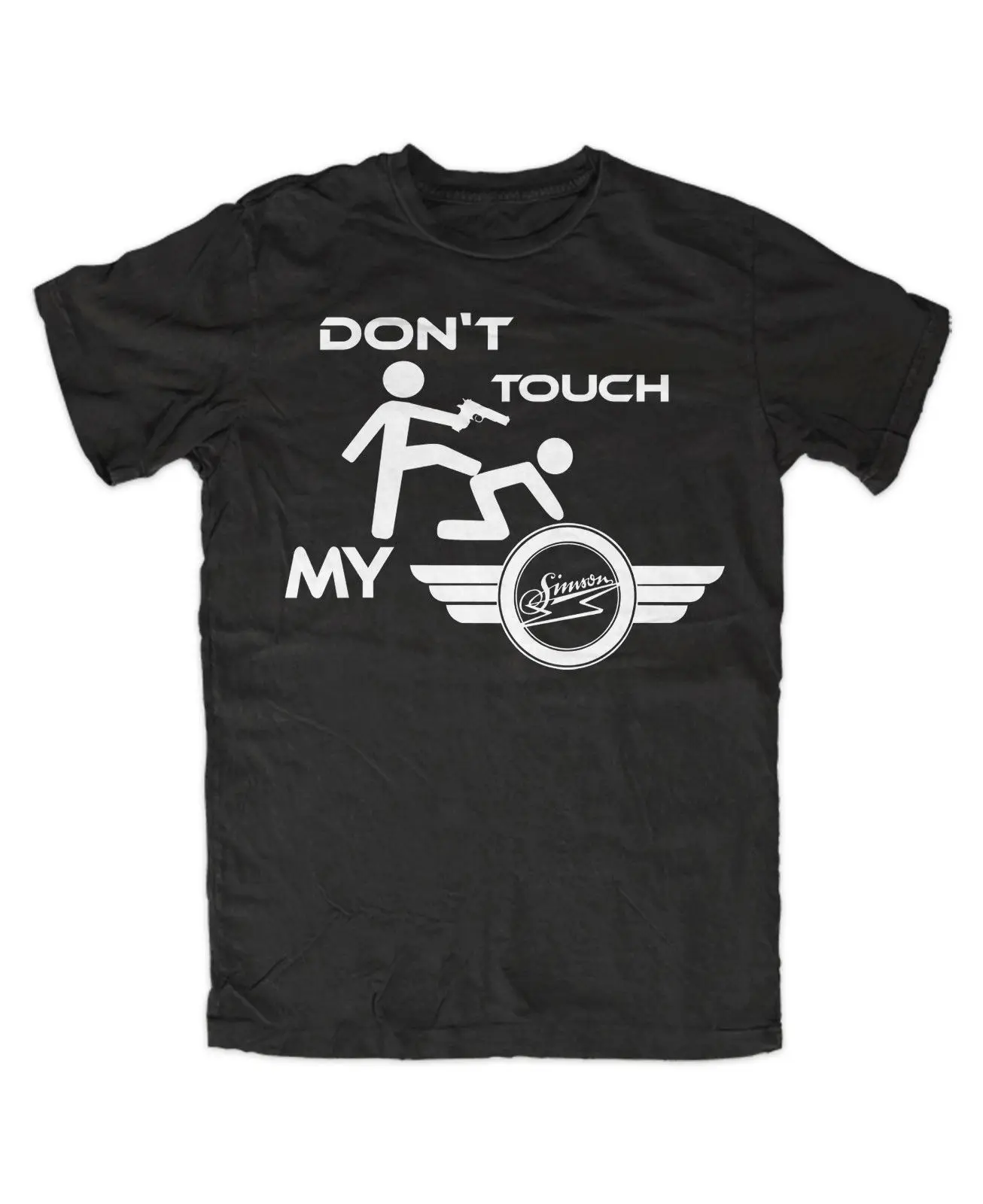 2019 Vendita Calda 100% Cotone Don Not Touch My Simson T-Shirt Ddr Motorrad Tuning Simi S51 50 Fan Ostkult T-Shirt Stile Estivo
