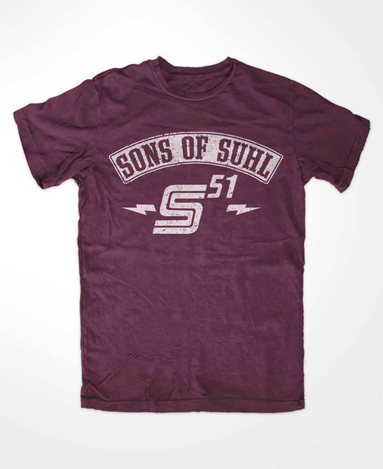 Toppa Per T-Shirt Sons Of S51 Big Borgogna S51 S50 Gdr Simson East Cult Rondine