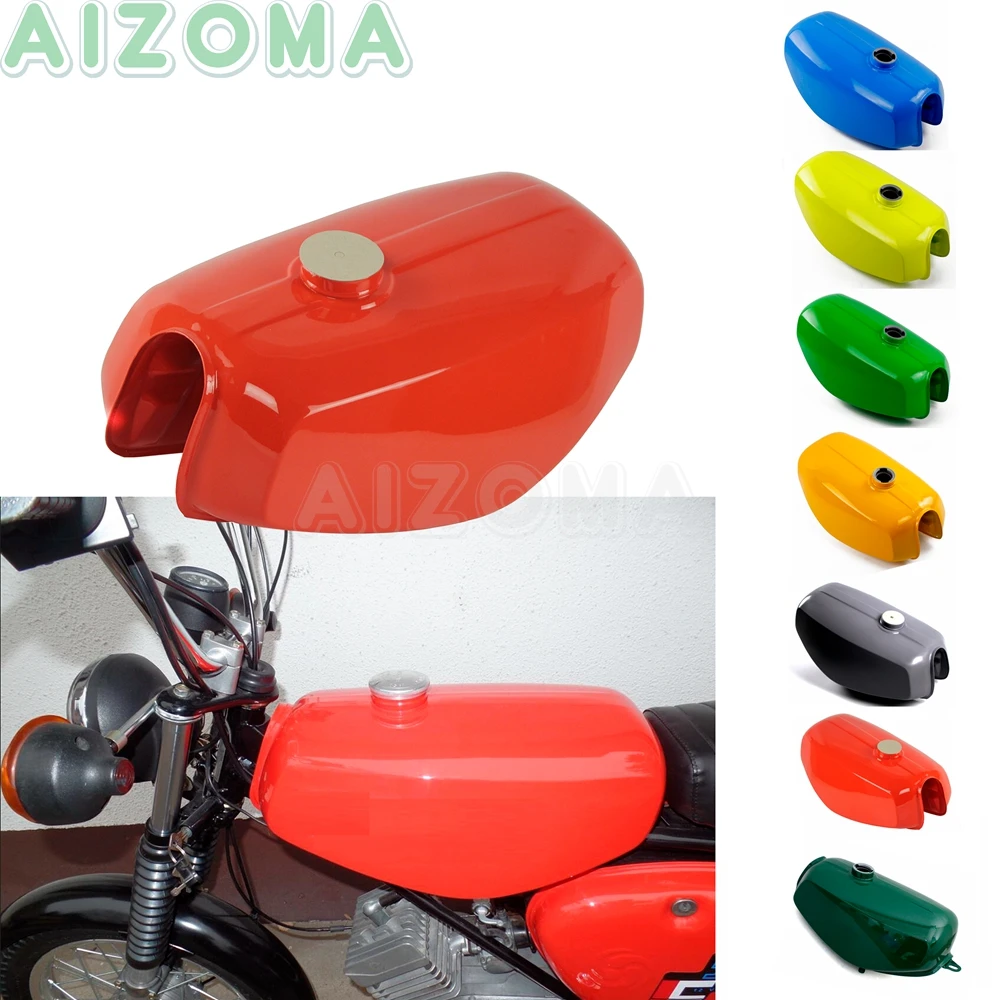 Serbatoi Olio Per Moto Per Simson S50 S51 S70 Enduro Moto "Banana Shape" Serbatoio Carburante Con Tappi (200655 / 191972)