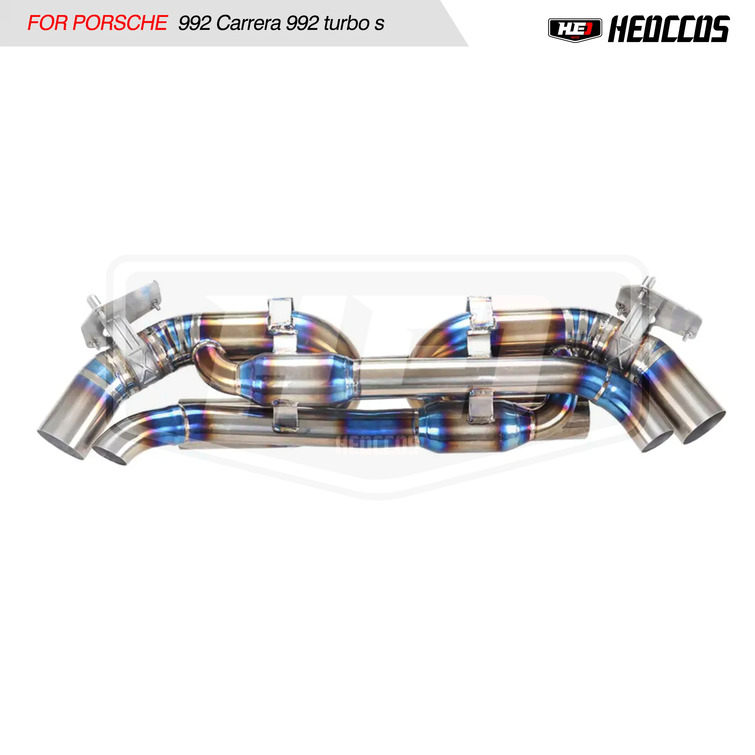 Heo Performance Titanium Valvetronic Sistema Catback Di Scarico Per Scarico Porsche 992 Carrera 992 Turbo S